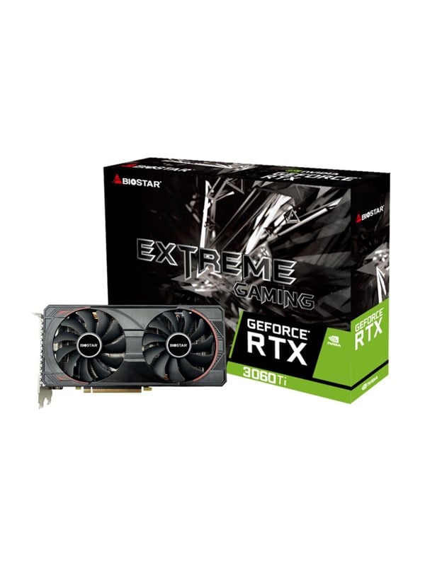 Biostar VN3606TM82 videokaart NVIDIA GeForce RTX 3060 Ti 8 GB GDDR6
