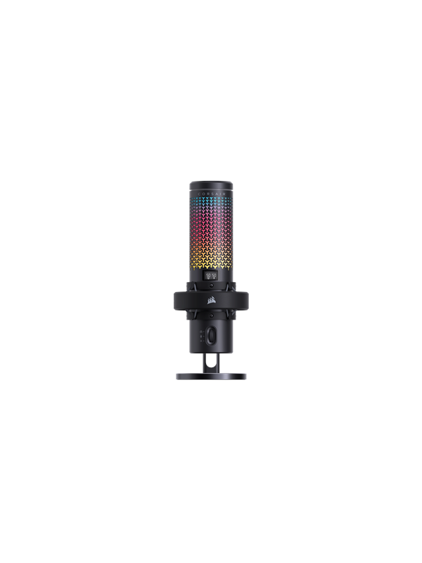 Corsair Voxara - Microfoon - Gaming - Condensator - 32-Bit/192 kHz - USB-C - OLED-Display - RGB - Zwart