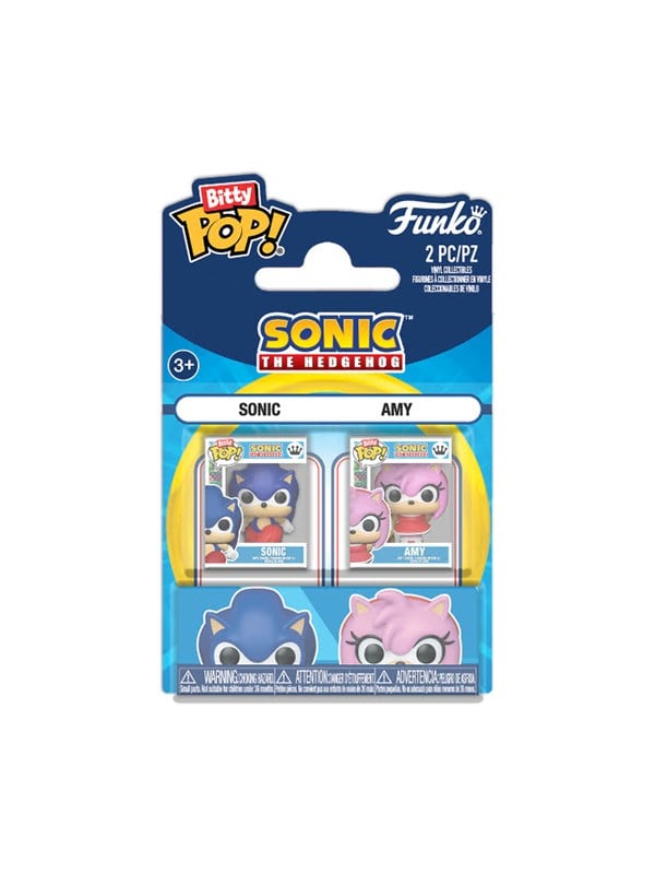 Funko! - Funko Bitty POP 2PK Sonic Sonic & Amy Rose