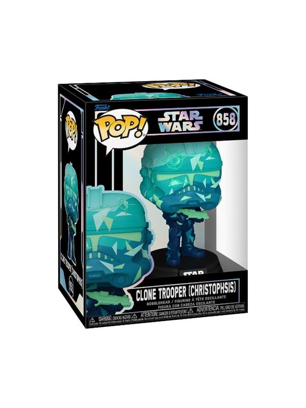 Star Wars Clone Trooper (Christophsis) vinylfiguur 858 Unisex Funko Pop! - Neutraal - Standard