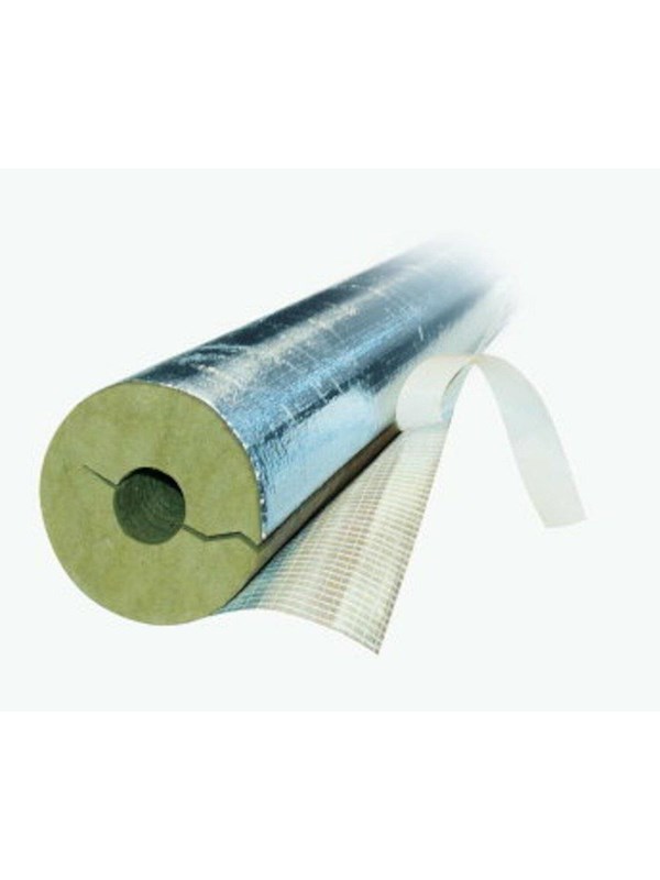 Rockwool universele buisisolatie met tape, 35mm