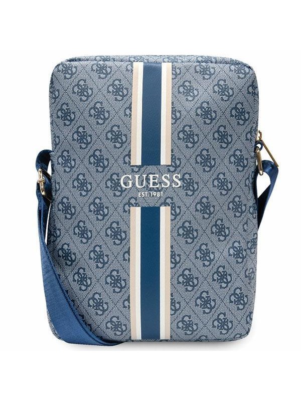 GUESS Bag GUTB10P4RPSB 10" blue/blue 4G Stripes Tablet Bag