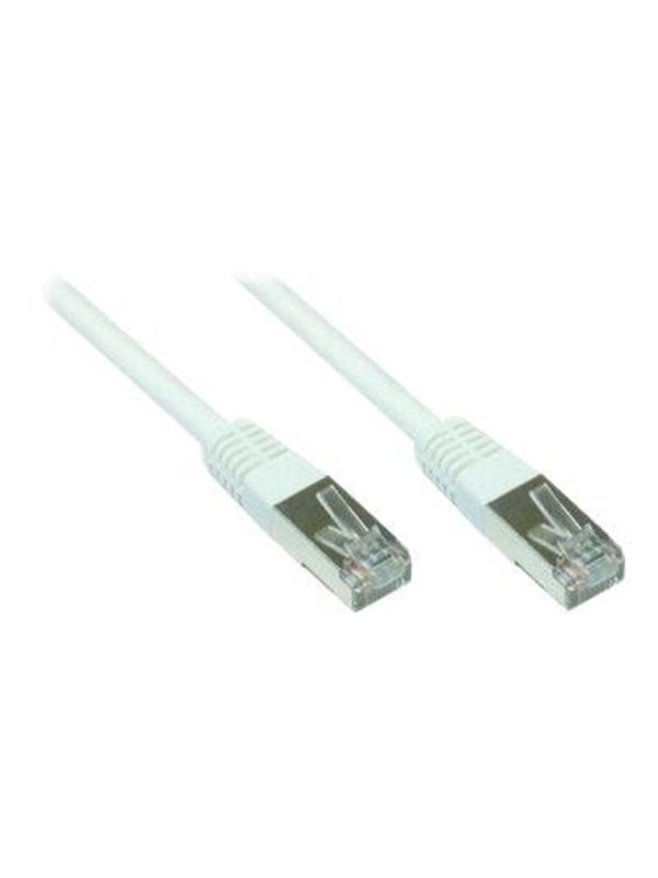 Alcasa electronik ALCASA Elektronik patch cable - 7.5 m - white - Wit