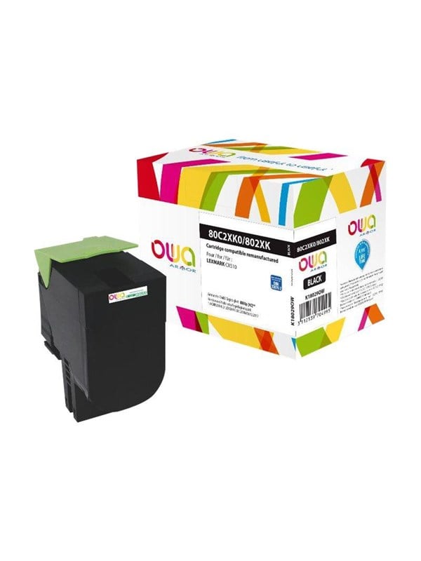 Armor OWA - black - compatible - toner cartridge (alternative for: Lexmark 80C0X10)