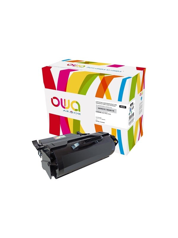 Armor OWA - black - compatible - remanufactured - toner cartridge (alternative for: Lexmark X654X11E)
