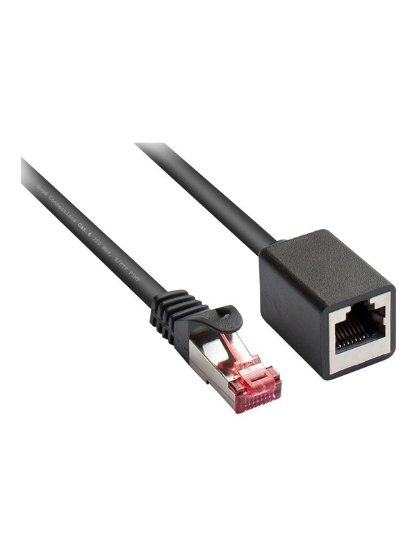 Alcasa electronik Good Connections RNS patch extension cable - 1 m - black - Zwart