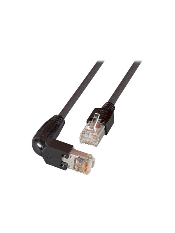 EFB NORDIC EFB-Elektronik patch cable - 25 cm - black - Zwart - 0.25m