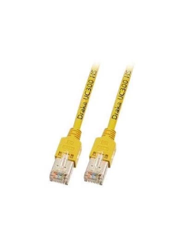 EFB NORDIC EFB-Elektronik patch cable - 15 cm - yellow - Geel - 0.1m