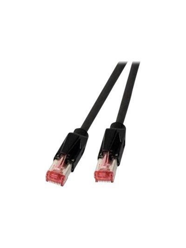 EFB NORDIC EFB-Elektronik patch cable - 25 cm - black - Zwart - 0.25m