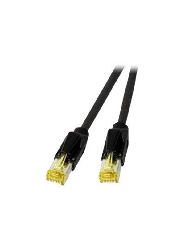 EFB NORDIC EFB-Elektronik patch cable - 25 cm - black - Zwart - 0.25m