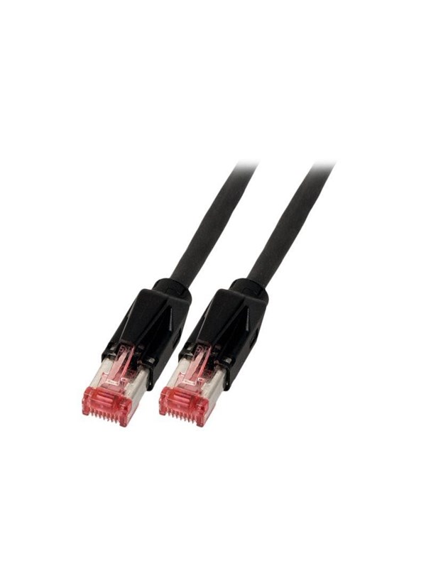 EFB NORDIC EFB-Elektronik patch cable - 15 cm - black - Zwart - 0.1m