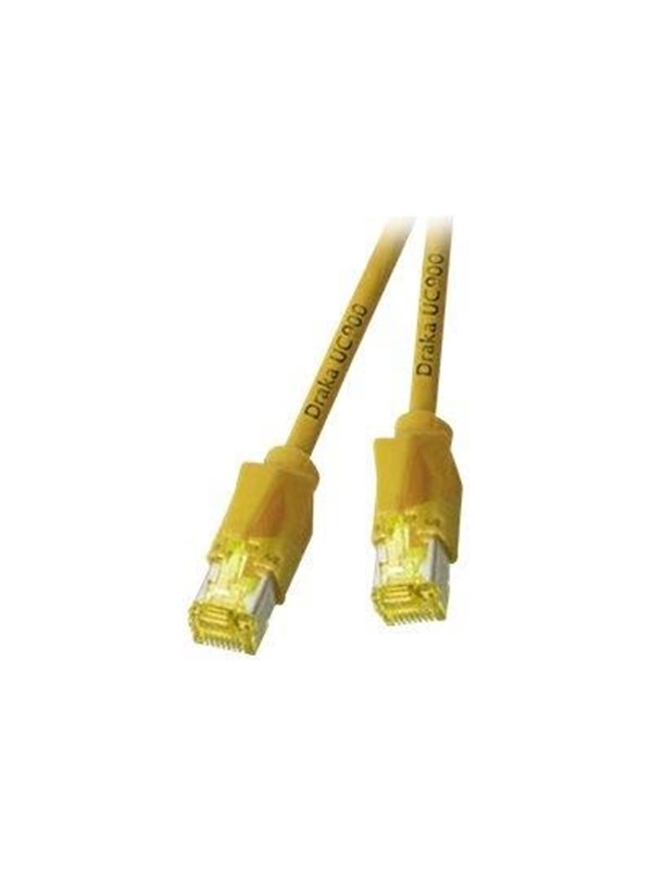 EFB NORDIC EFB-Elektronik patch cable - 25 cm - yellow - Geel - 0.25m