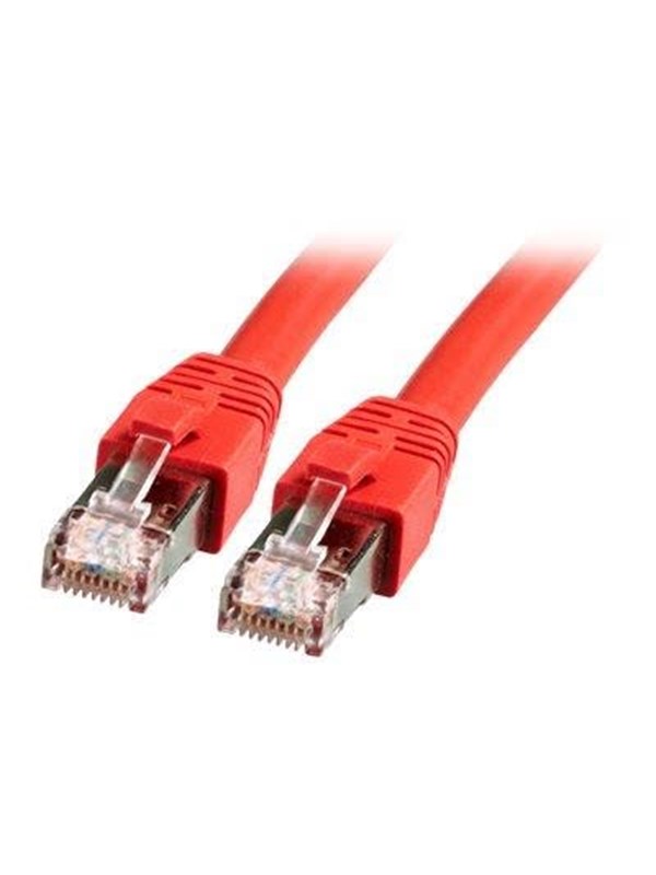 EFB NORDIC EFB-Elektronik patch cable - 50 cm - red - Rood - 0.5m