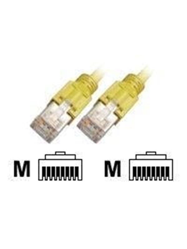 EFB NORDIC EFB-Elektronik patch cable - 1.5 m - yellow - Geel - 1m