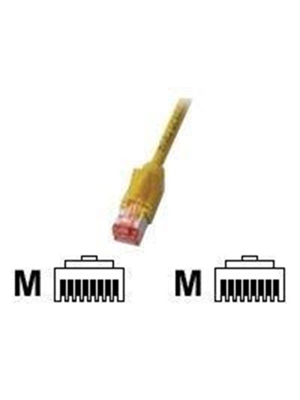 EFB NORDIC EFB-Elektronik patch cable - 10 m - yellow - Geel - 10m