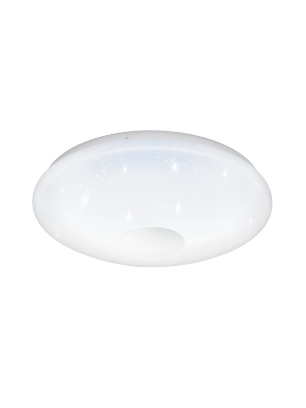 EGLO VOLTAGO 2 plafond Ø38 cm incl. afstandsbediening, wit m/kristaleffect