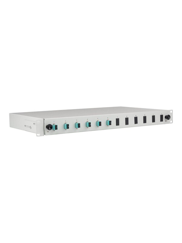 EFB NORDIC EFB-Elektronik fibre-optic splice box - 1U - 19" - 50/125µ extendable OM3