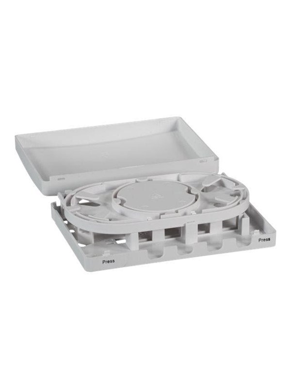 EFB NORDIC EFB-Elektronik FTTH Indoor Connection Box for 4 Fiber 4 Adapter - fibre-optic splice box