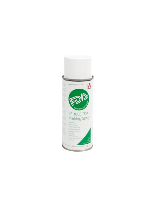 KRUUSE FDA-markeringsspray, groen, 400 ml, 12 stuks.