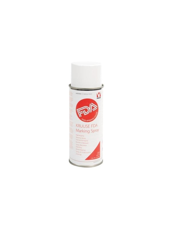 KRUUSE FDA-markeringsspray, rood, 400 ml, 12 stuks.