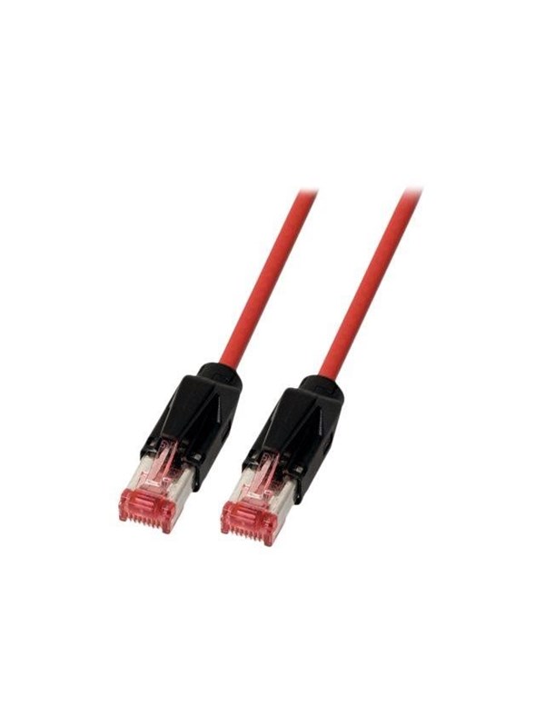 EFB NORDIC EFB-Elektronik patch cable - 25 cm - red - Rood - 0.25m