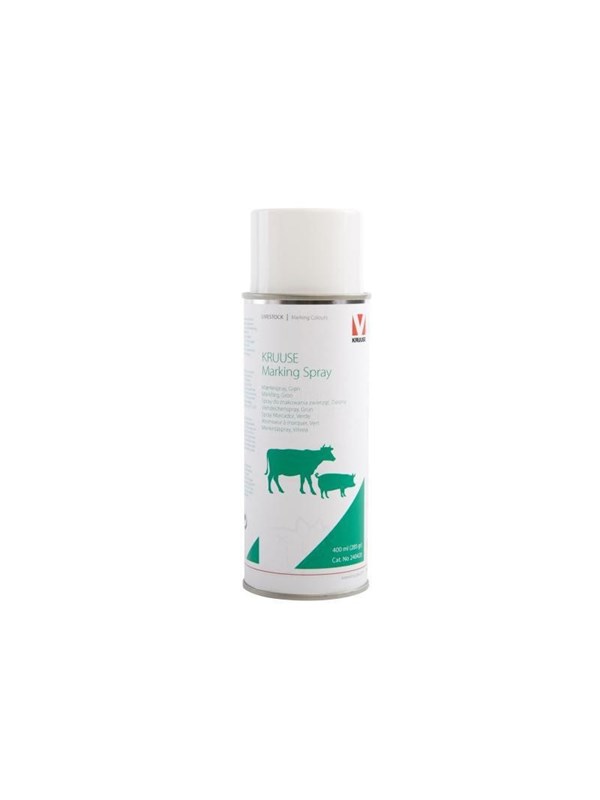 KRUUSE Markeringsspray, groen, 400 ml, 12 stuks.