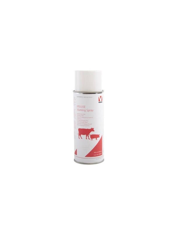 KRUUSE Markeringsspray, rood, 400 ml, 12 stuks.