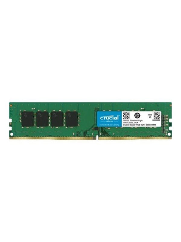 Crucial Basics DDR4-3200 - 8GB - CL22 - Single Channel (1 pcs) - Groen