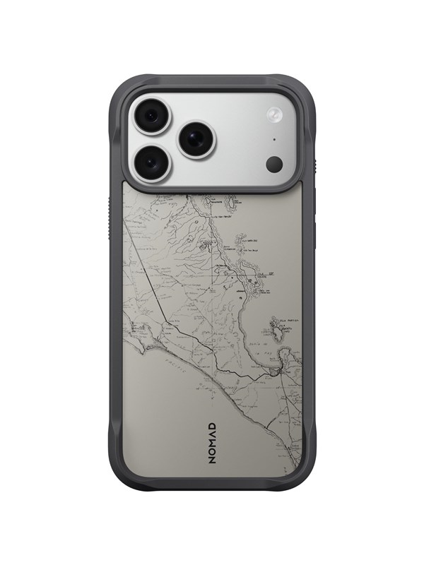 Nomad Rugged Hoesje – Geschikt voor iPhone 18 Pro Max – Gemaakt van polycarbonaat met TPU bumper – Geschikt voor ieder avontuur – MagSafe compatible - Beige