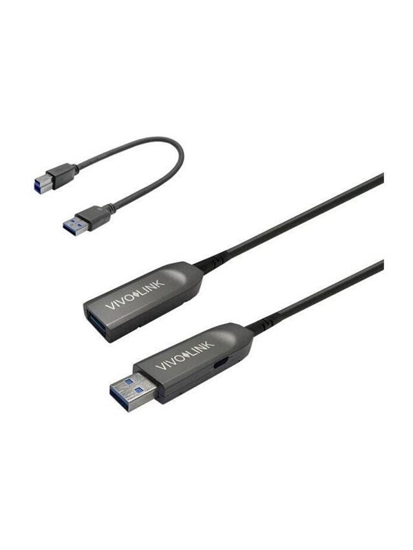 Vivolink PROUSB3AAF50 USB-kabel USB 3.2 Gen 1 (3.1 Gen 1) 50 m USB A Zwart