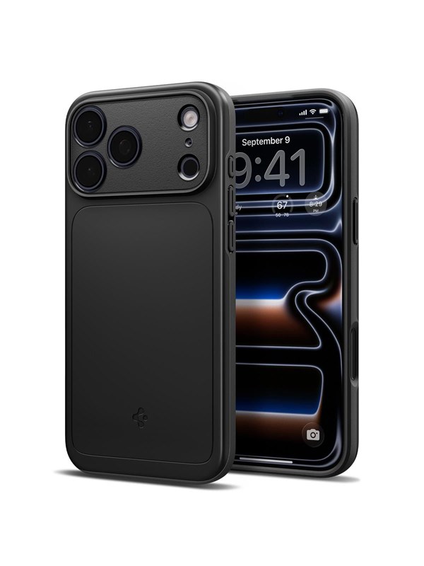 Spigen Hoesje Geschikt voor Apple iPhone 18 Pro Max / 17 Pro Max - Thin Fit MagFit Case - Back Cover Compatibel met MagSafe / Qi2 - Zwart