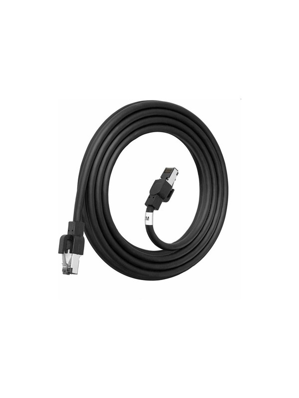 Lanview patch cable - 20 m - black - Zwart - 20m