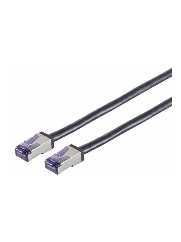 Lanview patch cable - 7.5 m - black - Zwart - 7.5m