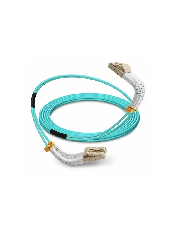 Lanview Bendable patch cable - 2 m - aqua - Blauw - 2m