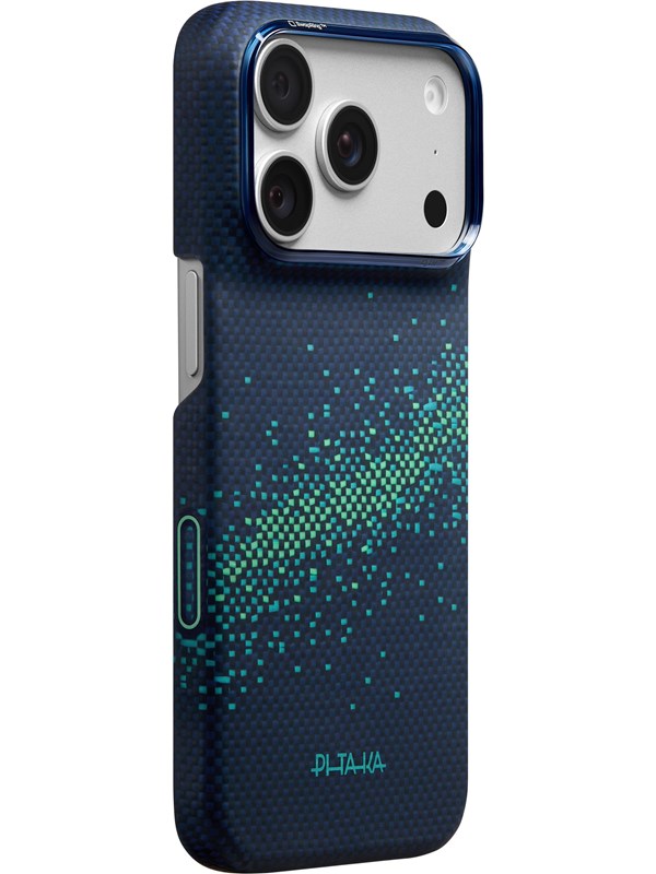 PITAKA Milky Way Case voor iPhone 18/17 Pro – Aramid Fiber MagSafe Hoesje – Orion Nebula