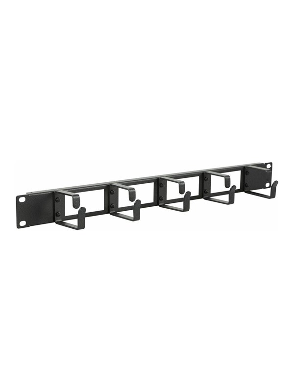 Lanview by Logon - rack cable organiser - with cable entry holes - 1U