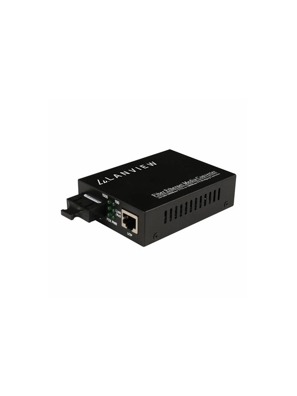 Lanview - fibre media converter - 10Mb LAN 100Mb LAN 1GbE