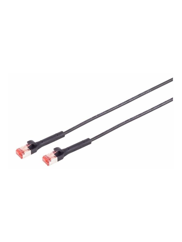 FTP CAT6A 10 Flexline Gigabit Netwerkkabel - CU - Buigbare connector - LSZH - 1,5 meter - Zwart