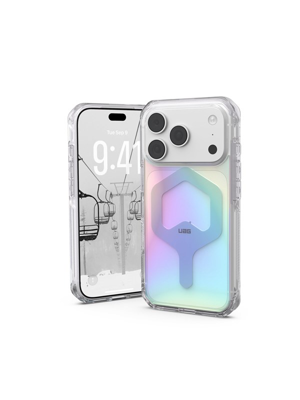 UAG Plyo Backcover geschikt voor MagSafe geschikt voor iPhone 18 Pro / 17 Pro - Iridescent