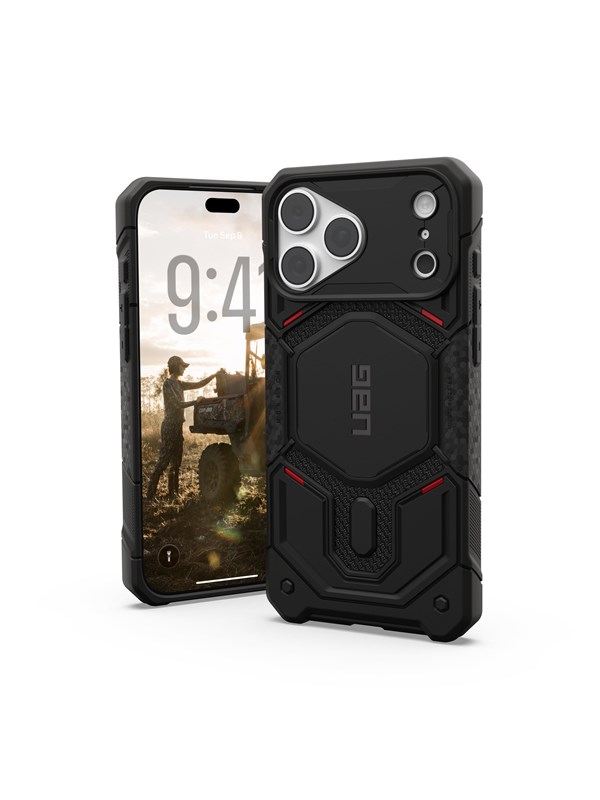 UAG Monarch Pro Backcover geschikt voor Apple iPhone 18 Pro Max / 17 Pro Max - Kevlar Black