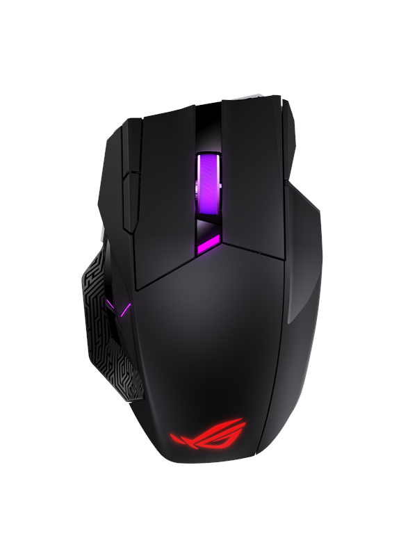 Asus ROG Spatha X 65K - Gaming muis - Optisch - 12 knoppen - Zwart