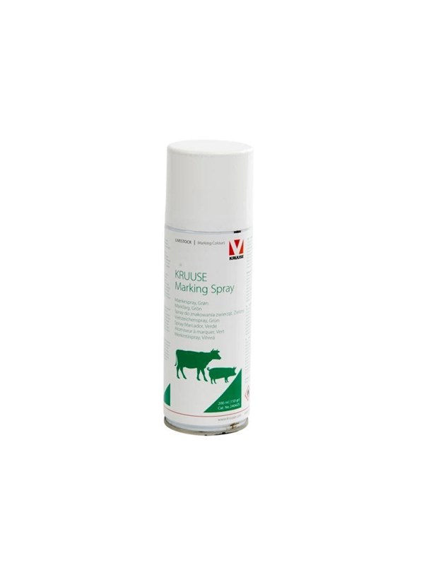 KRUUSE Markeringsspray, groen, 200 ml, 12 stuks