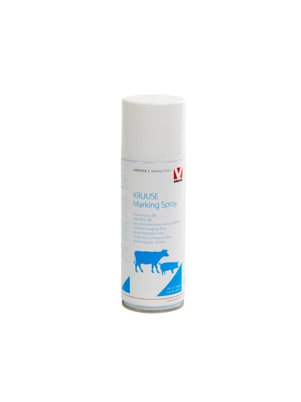 KRUUSE Markeringsspray, blauw, 200 ml, 12 stuks