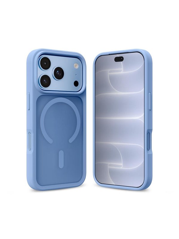 CRONG Hybrid MATTE Magnetic case with MagSafe for iPhone 18 Pro / iPhone 17 Pro - Blue
