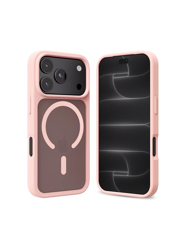 CRONG Hybrid MATTE Magnetic case with MagSafe for iPhone 18 Pro Max / 17 Pro Max - Pink