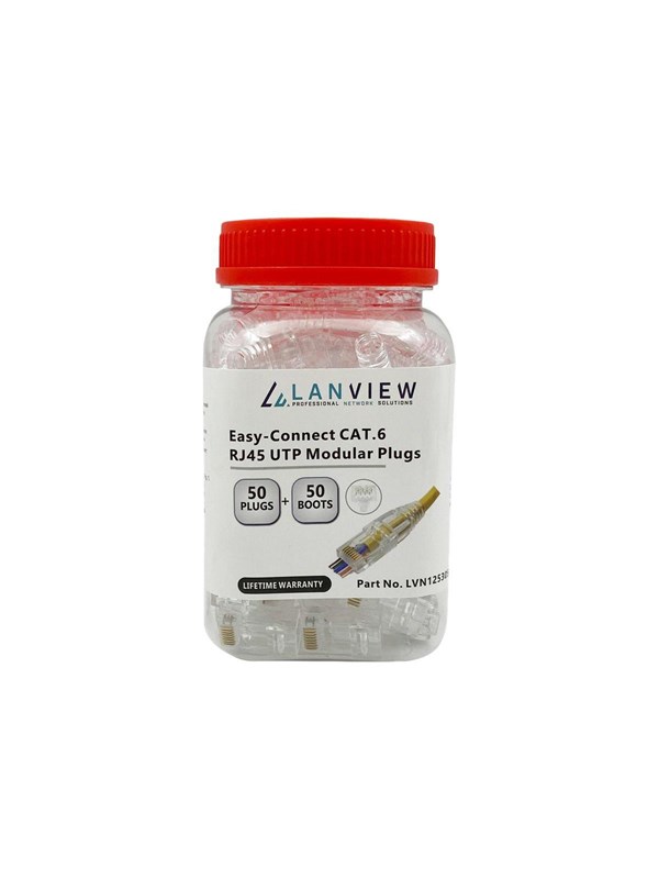 Lanview LVN125305 kabel-connector RJ45 Transparant