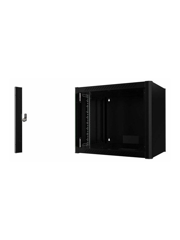 Logon 19" 9U W=600Mm D=450Mm H=512Mm Wallmount Black