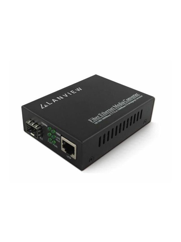 Lanview - fibre media converter - 10Mb LAN 100Mb LAN 1GbE