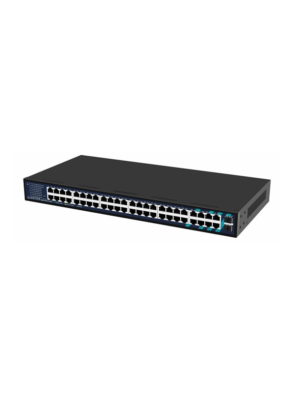 Lanview LVN-1UMOUNT-48PORT-2SFP-1G netwerk-switch Unmanaged Gigabit Ethernet (10/100/1000)