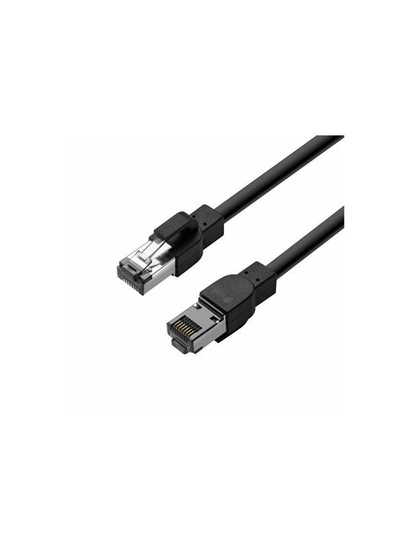 Lanview patch cable - 2 m - black - Zwart - 2m